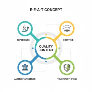 E-E-A-T ფაქტორების მნიშვნელობა SEO 2026-ისთვის.