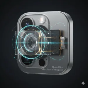 iPhone 17 Pro-ს ინოვაციური ტელეფოტო კამერა და წინა კამერის სიახლეები.