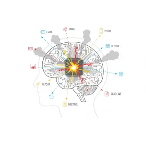 The impact of multitasking on brain function and focused productivity.