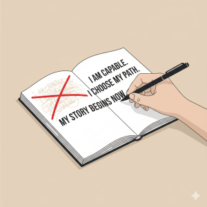 საკუთარი პიროვნული ამბის შეცვლა და გადაწერა.