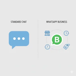 WhatsApp Business-ის უპირატესობები ჩვეულებრივ მესენჯერთან შედარებით.