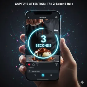 პირველი 3 წამის მნიშვნელობა Instagram Reels ვიდეოებში.