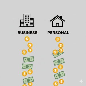 ბიზნესის და პირადი ფინანსების სწორი გამიჯვნა.